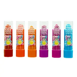 Amuse Teddy Kiss Change Lip Color 6pc Set Different Colors Lipstick Makeup pH Reactive Long Lasting Colorful Lips