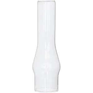 Tiny Oil Lamp Chimney 1 1/4 Inch Base by 4 1/2 Inch Height Kerosene Lamp Shade Oil Lamp Glass Replacement for Miniature Oil Lamps and Lighting