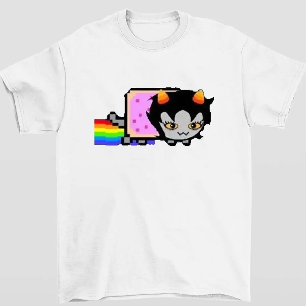 Nyanpeta Homestuck Karkat Shirt Webcomic Meme Graphic Playful Fan Design Vintage Streetwear