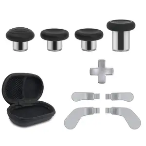 Metal Replacement Thumbsticks for  Elite Controller Series 2 Core,Component Pack Includes 4 Swap  Joysticks,4 Paddles,1 Standard D-Pads, Accessories  for   Elite 2 ()