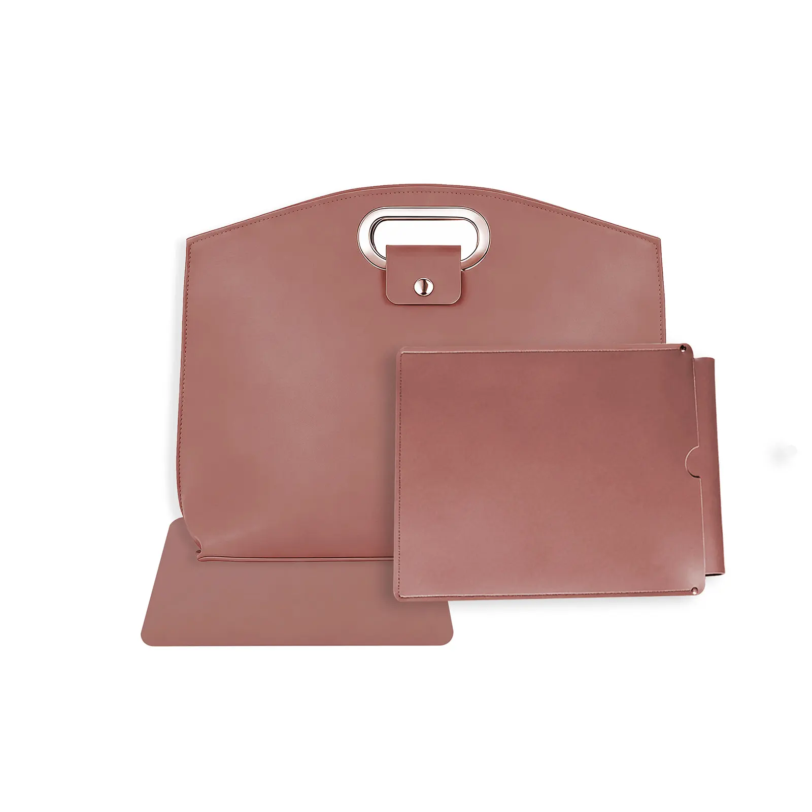 Unisex 3-in-1 Laptop Bag Set with Desk Mat - Waterproof Eco-Leather Tech Work Tote for 13-14” Laptop & Tablet, Functional Working Bag, Tech Work Bag
