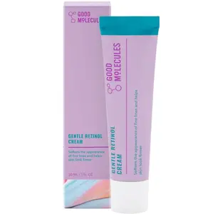 Good Molecules Gentle Retinol Cream - Retinol Night Cream to Minimize Appearance of Fine Lines & Wrinkles, Skin Tightening Recipe with Bakuchiol, Anti-Aging Skin Care For Face