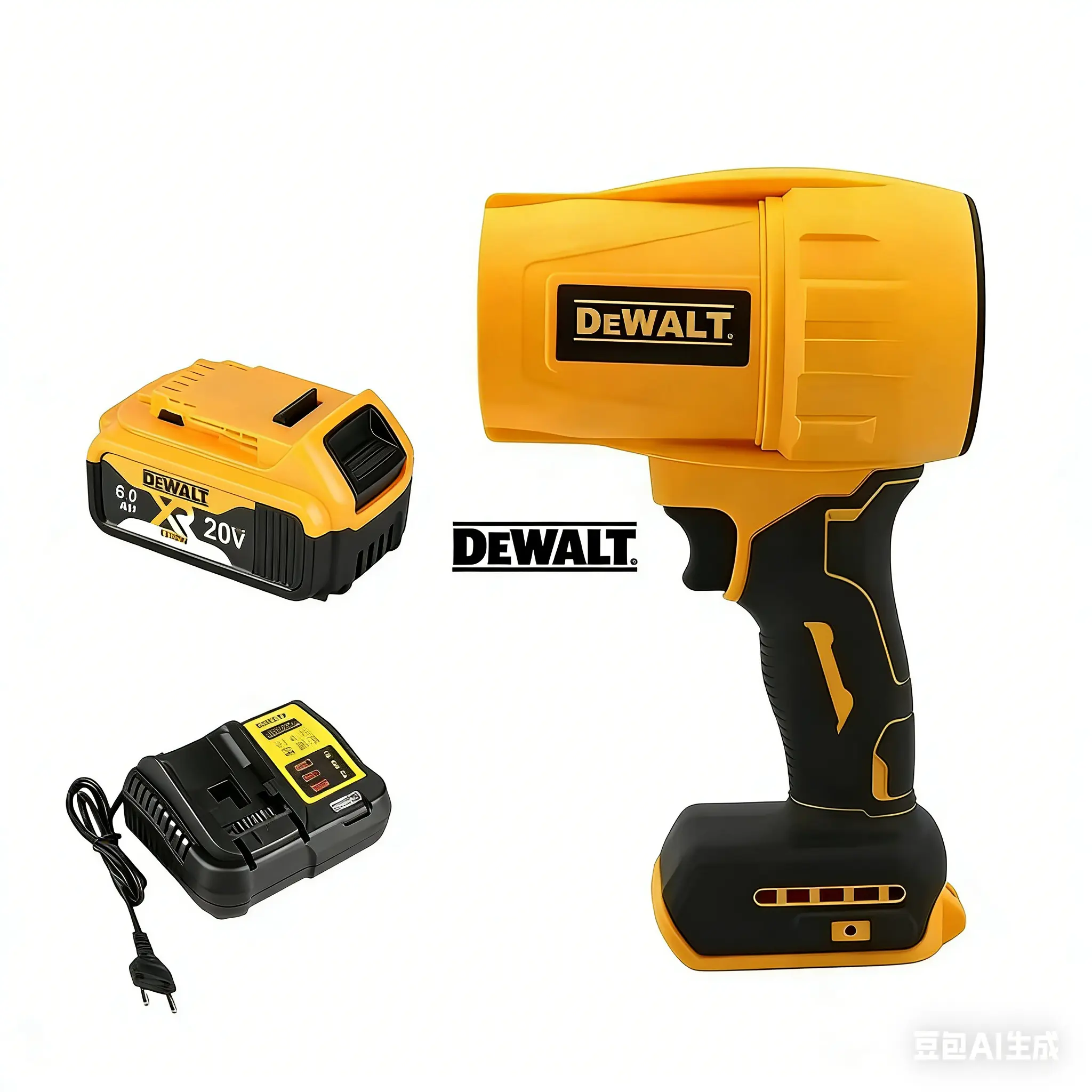 From dusty job site to spotless in 3 minutes – this DEWALT 20V blower replaces the broom and saves my back.  #JobsiteCleanup #DEWALTbattery  leaf  blower tool