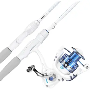 Spinning Fishing Reel Combo 6'6" M, 2000 Reel White : Sports & Outdoors Spinning Fishing Reel Combo 6'6" M, 2000 Reel White : Sports & Outdoors
