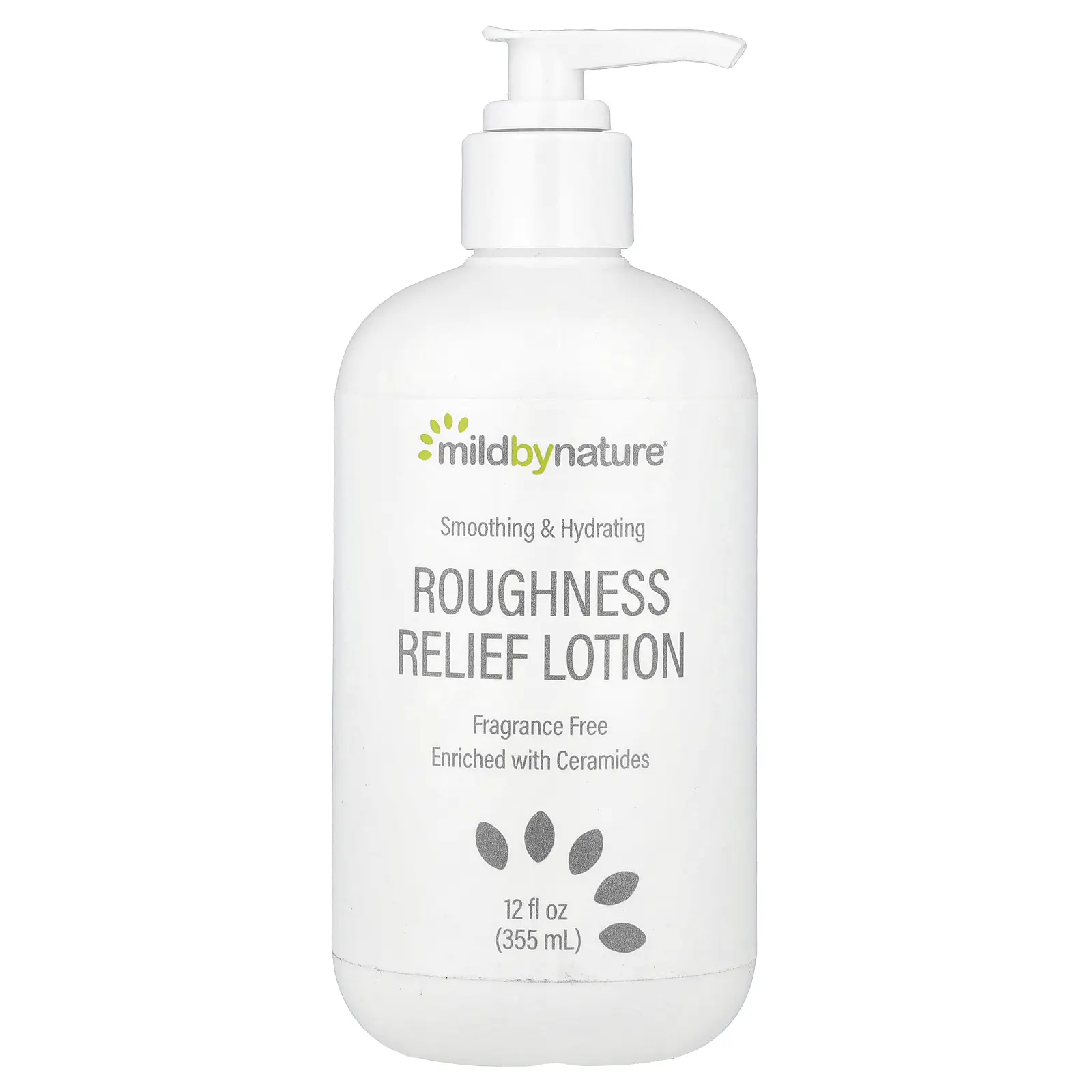Mild By Nature Roughness Relief Lotion, Fragrance Free, 12 fl oz (355 ml)