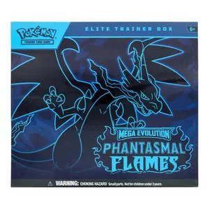 Pokemon Mega Evolution: Phantasmal Flames Elite Trainer Box Trading Cards