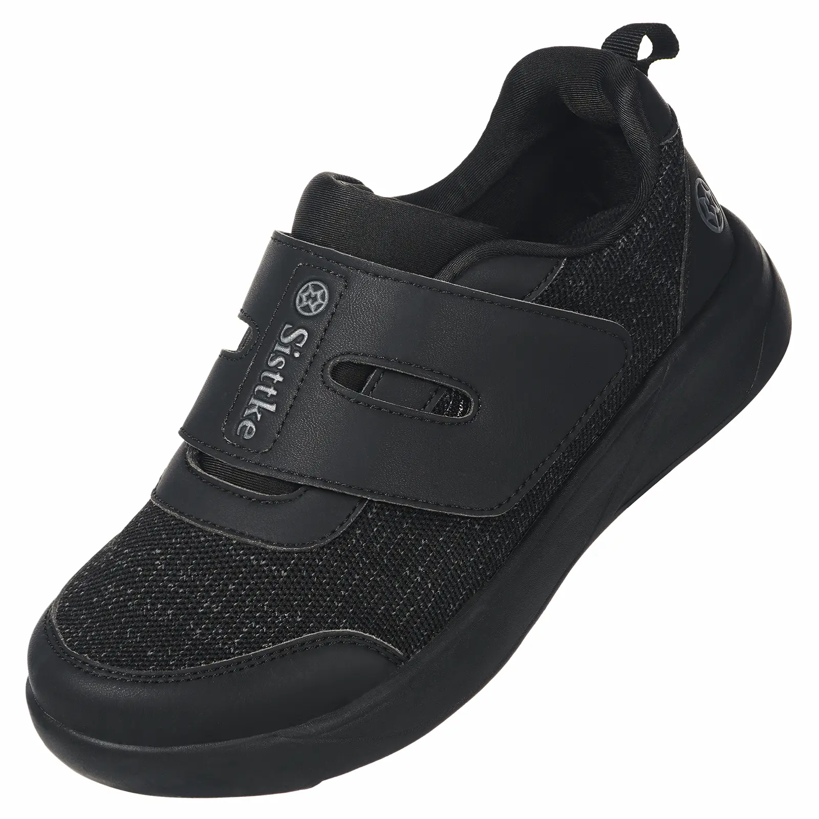 Men's Women's Diabetic Shoes Wide Toe Box Slip-On Walking Shoes for Elderly Swollen Feet Edema Neuropathy & Foot Pain Relief