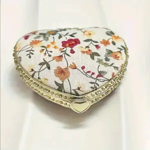 Floral Folding Pocket Mirror