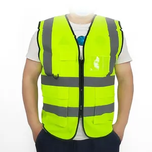 Reflective Safety Vest, High Visibility Safety Vest, Work Safety Vest, Construction Traffic Security Vest