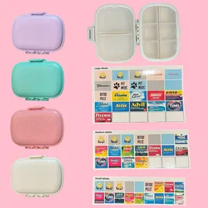 Pocket pharmacy with labels