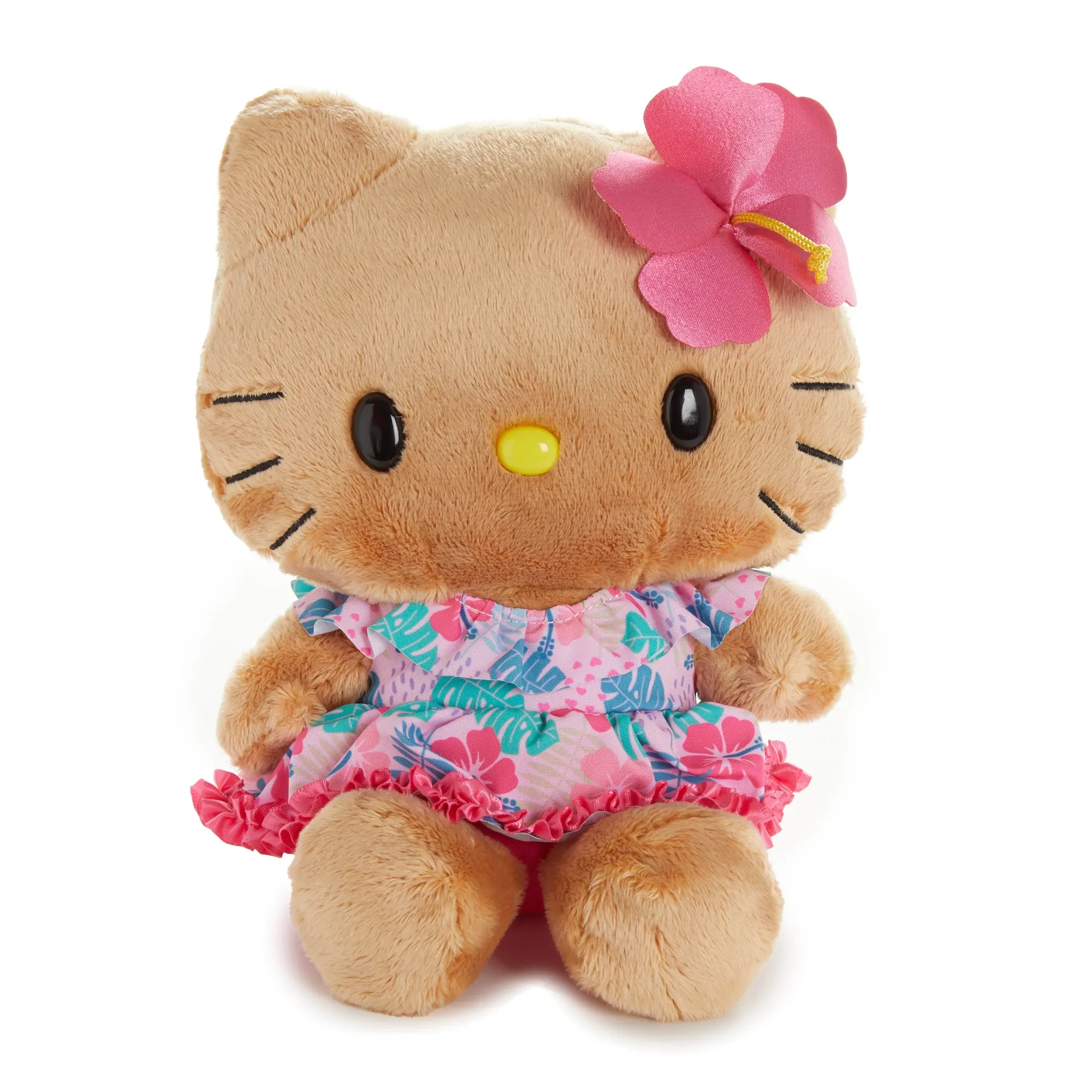 Hello Kitty 8" Tan Plush (Island Hibiscus Series)