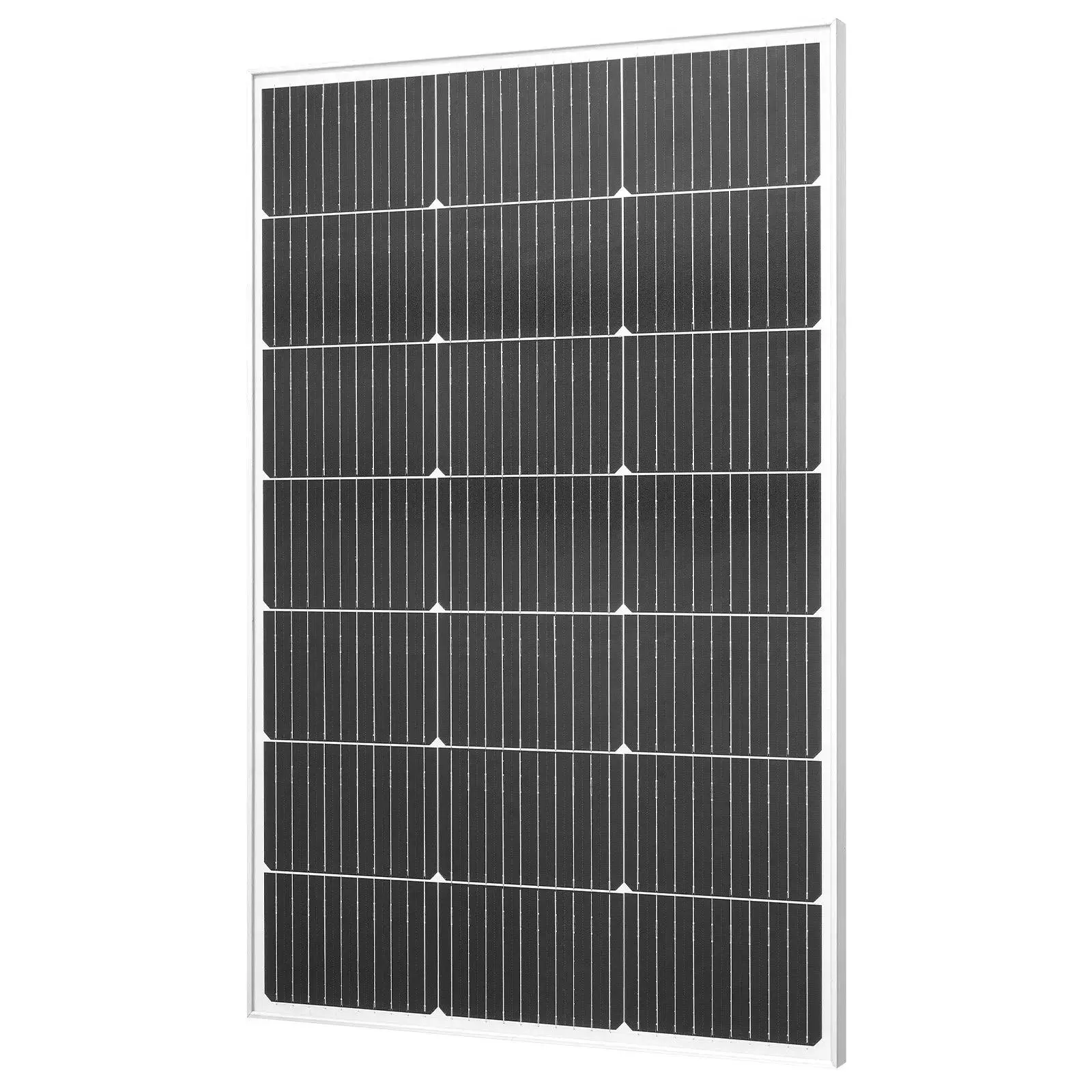 【DealsForYouDays】VEVOR 100W Monocrystalline Solar Panel, 23% High-Efficiency Mono PV Module with Stable MC4 Output & Aluminum Frame, IP65 Waterproof Solar Panel for Car Boat RV Flat Rooftop Off-Grid Applications, Solar-Powered Solar Panels