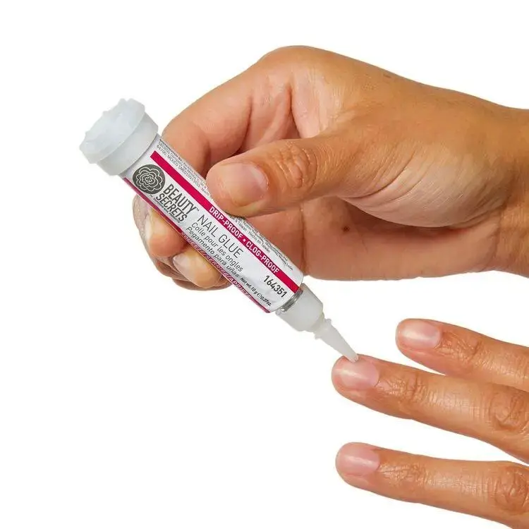 Beauty Secrets Drip-Proof, Clog-Proof Nail Glue for Beauty & Personal Care Accessories, Nail Supplies, Nails Art