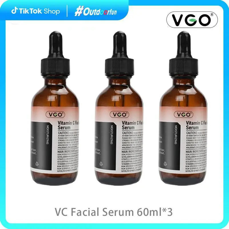 VGO Anti-Aging Face Serum with 10% Vitamin C, Alcohol-Free Formula for Radiant Glow, Hydrates Dry & All Skin Types, 30g, Glow Up, Serums & Essences, Plump Skin