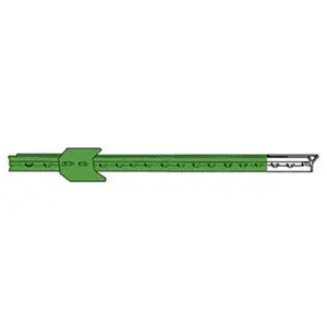 CMC Steel  Green T-Post 5.0 ft. with Clips American