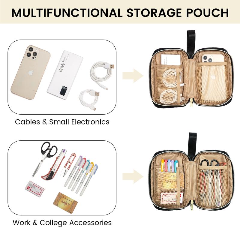 【New Year Gift】LOVEVOOK Laptop Tote Bags for Women,15.6-17.3 inch Laptop Zipper Work Bags with Clutch Purse,Shoulder Bag with Adjustable Straps & 2 Cup Holders, Women Briefcase for Travel,Teacher,Doctor, Nurse,TikTokShopHolidayHaul