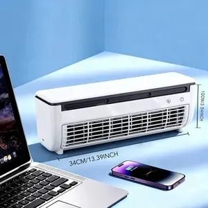 Portable RV Ice Mist Fan | Can be used standing or mounted | Powerful wind with humidifying function, comes with a remote control, suitable for kitchen, outdoor, RV use | High-end design. Can be placed on the table, high-end design. RV Fan Cooling Fan