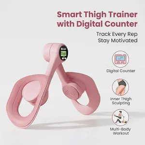 Thigh Trainer Master, Pelvic Floor Strengthening Device with Display Counter Hip Trainer Kegel Exerciser, Leg Inner Thigh Trainer Pelvic Floor Muscle Trainer, Thigh Exercise Workout Equipment for Home