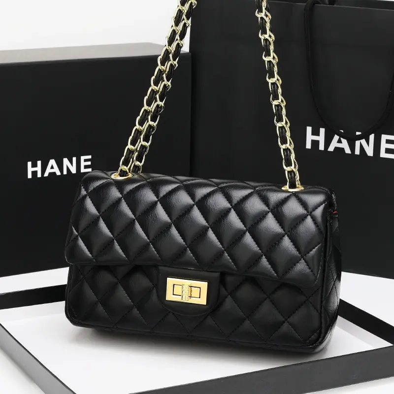 2026 New Women's Bag: Stylish and Versatile Quilted Chain Bag (Can be Worn on the Shoulder, Handheld, or Crossbody) – "Chanel-Style" Aesthetic