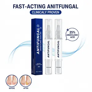 25% Undecenoic Acid Antifungal Nail Pencil - Powerful nail care for treating athlete's foot (tinea pedis), contains plant oils to protect skin health.