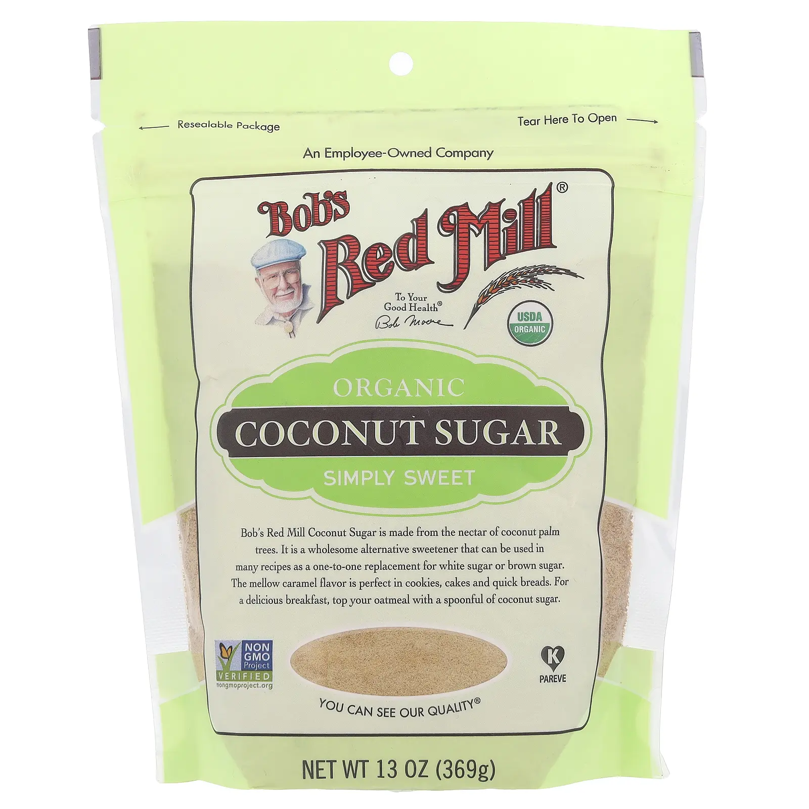 Bob's Red Mill Organic Coconut Sugar, 13 oz (369 g) Bob's Red Mill Organic Coconut Sugar, 13 oz (369 g)