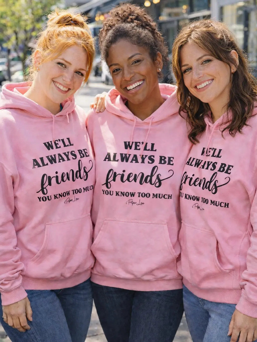 We'll Always Be Friends Because You Know Too Much Graphic Hoodie