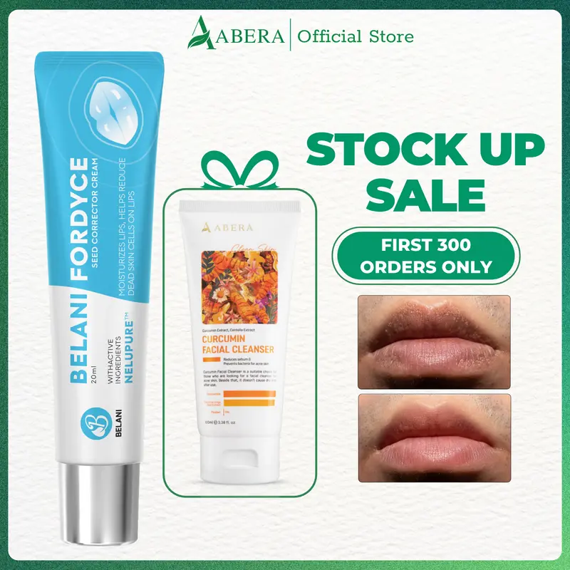 Fordyce Cream - Reduce Fordyce Spots on Lips, Return Rosy, Smooth Lips - 20ml