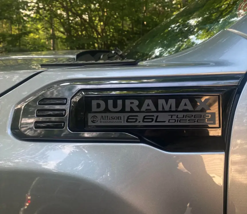 Aftermarket custom emblems compatible with 2020-2026 GMC 2500 / 3500 Fender Inserts