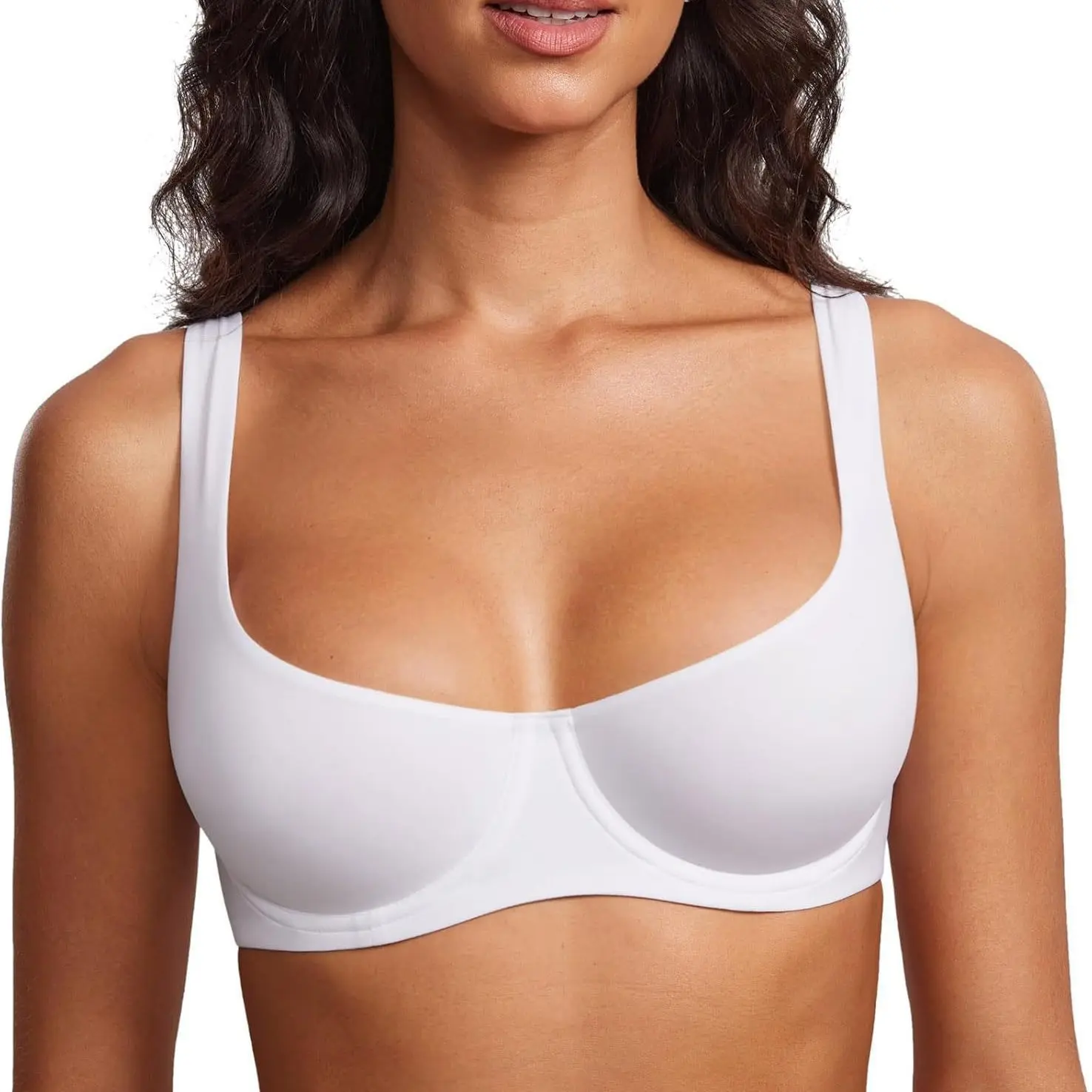Women's Plus Size Underwire Bras - Womenswear Everyday Brassiere with Lift, Gather, Anti-Sag, and Side Breast Control Features