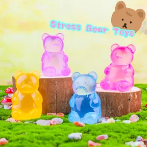 2026 Cute Animal-Shaped Maltose Stress Relief Toy - Sensory Stress Relief Soft Ball for Adults and Children, Party Favor Squeeze Toy, Anti-Anxiety Hand Stress Reliever, Cute Bear-Shaped Stress Relief Squeeze Toy