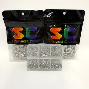 Crystal Clear Non-Hotfix Glass Rhinestones