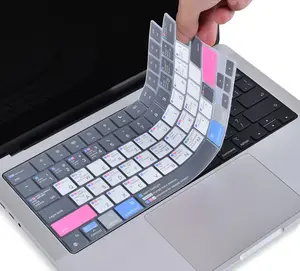 MacBook Pro 14 inch Keyboard Cover for 2025 2024 2023 2022 2021 MacBook Pro 14 & 16 M4 M3 M2 M1 Pro/Max A3401 A3112 A3185 A2442 A2918 A2992 A2780 A2991  OS Shortcut Hot  Protector