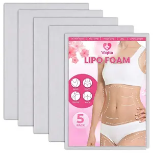 VIQTTA Lipo Foam Pads 5 Pack Compression Boards for Abdomen Waist Thigh Support