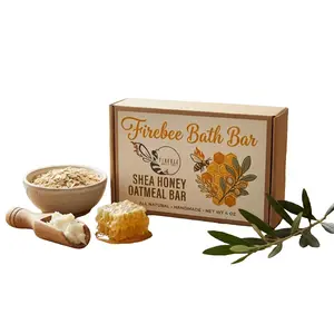 Firebee Bath Bar - Shea Honey Oatmeal Bar Soap