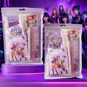 5-Piece Girl Group Cute Stationery Set, Practical High-Aesthetic Study Supplies, Class Prize Gift, Ideal for Students