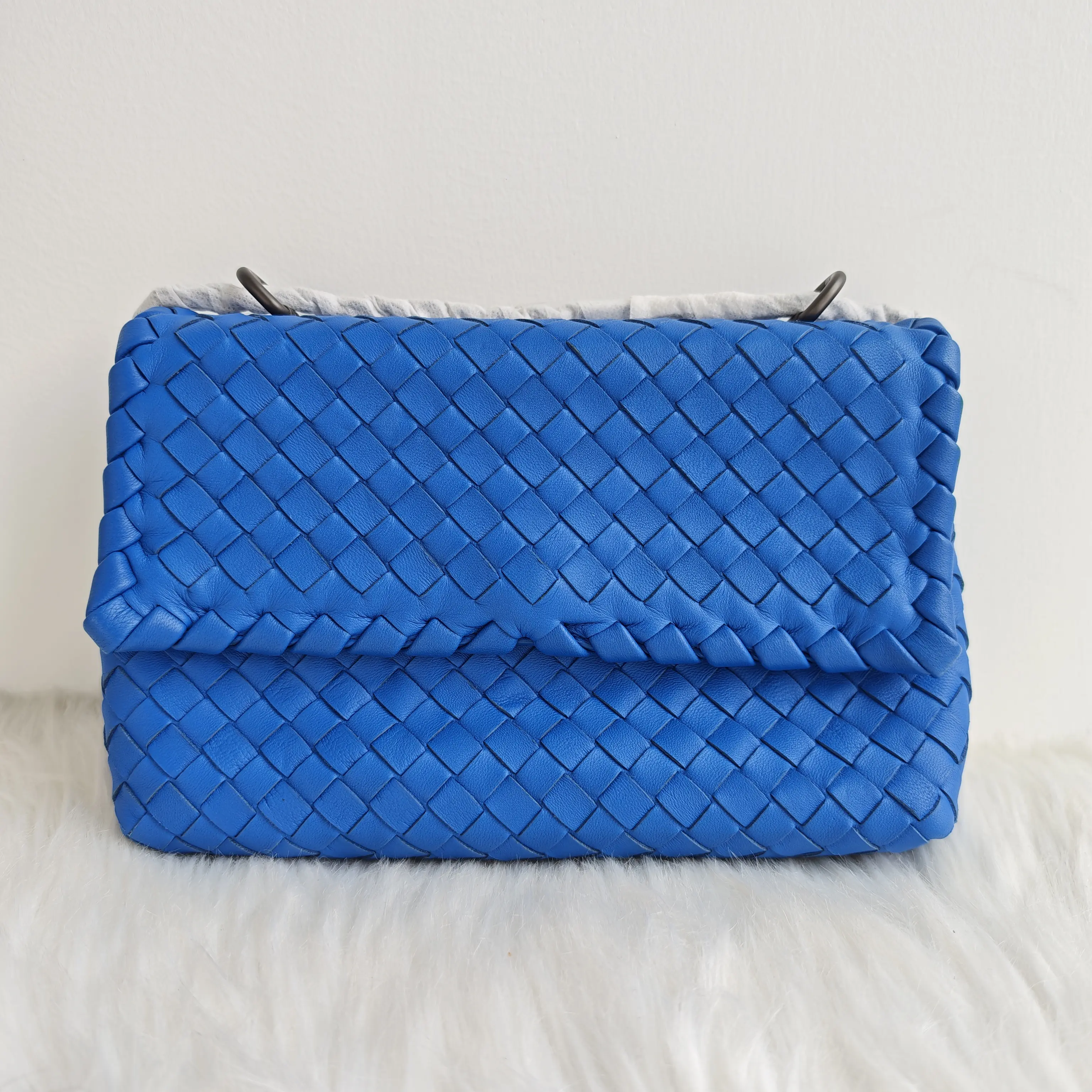 Pre-owned Bottega Veneta BV Shoulder Bag Blue