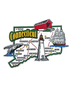 Connecticut Imagery State Magnet