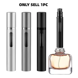 Perfume Travel Refillable Spray Bottle, 1 Count Compact Size Mini Perfume Atomizer, Portable Non-leakage Perfume Sprayer, Lightweight Easily Portable Travel Essentials, Cosmetics Makeup Tools, Gifts for Men and Women