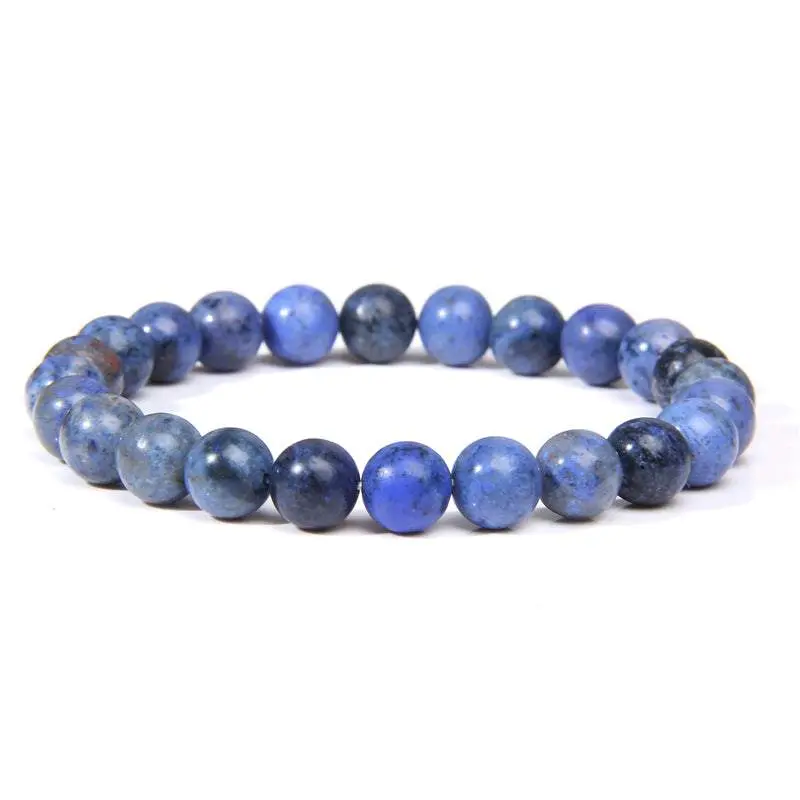 Blue Soladite harmony, and intuition that helps open the throat chakra 8mm