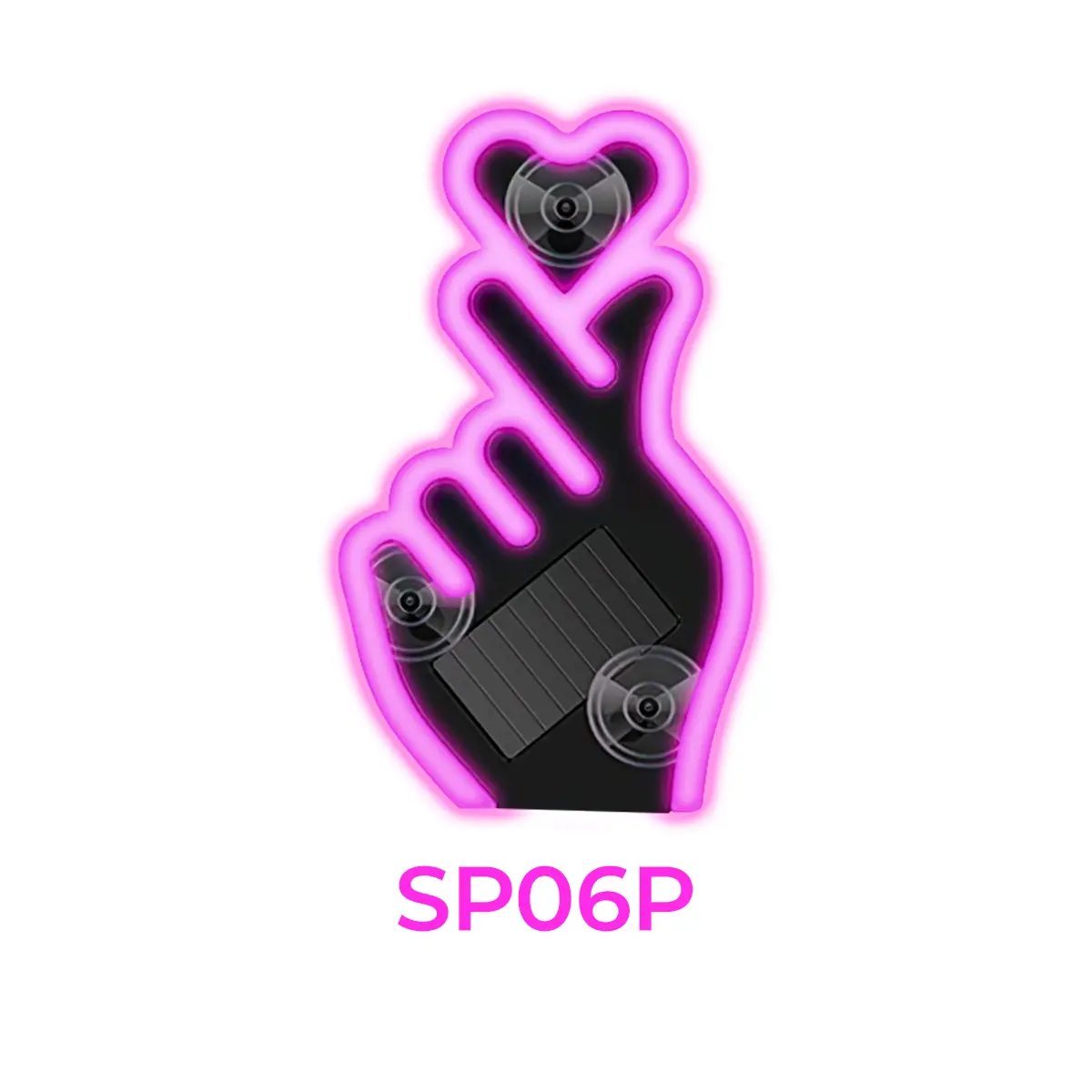 Finger Heart-Pink