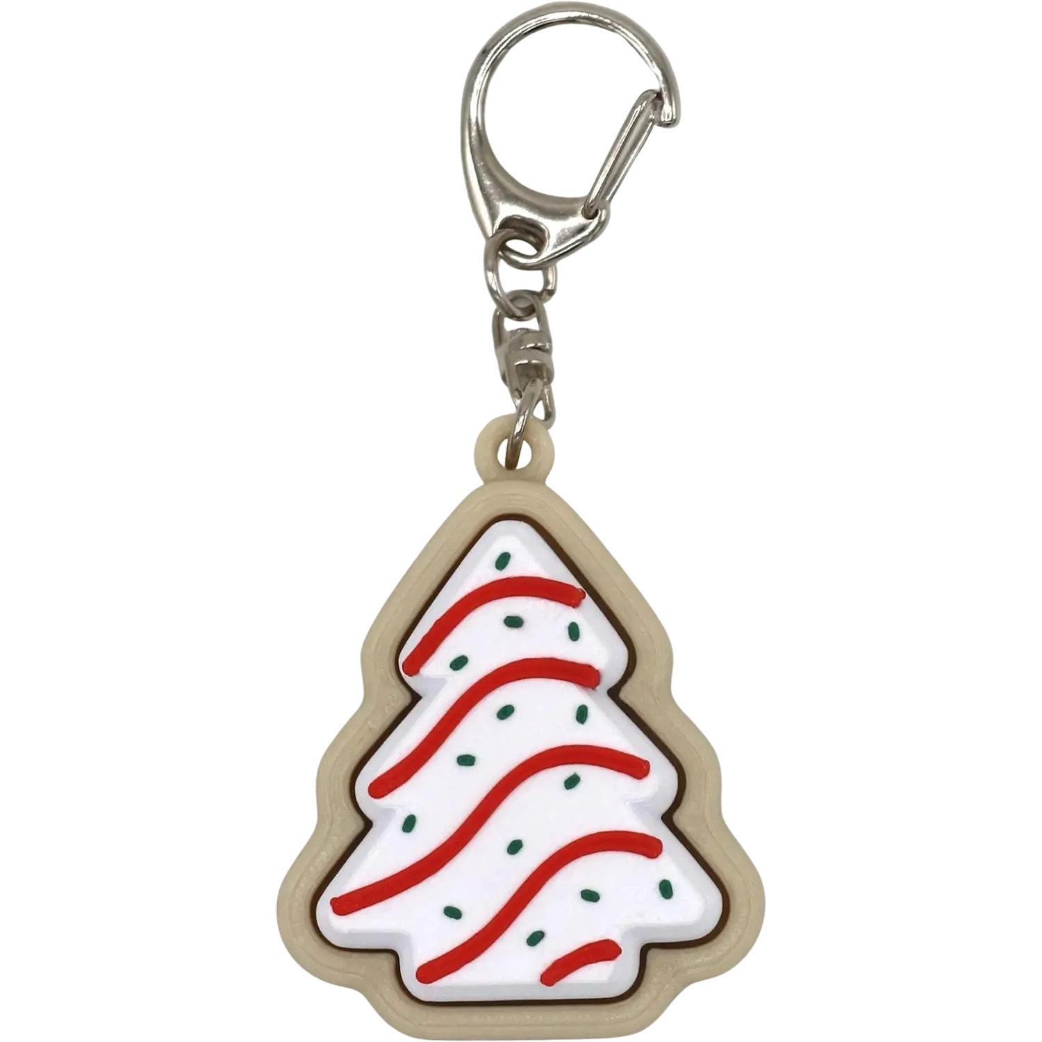 Little Debbie Christmas Tree Cake Fidget Clicker: keychain accessory, stress relief, cute must have stocking stuffer