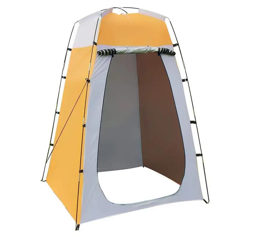 Portable Polyester Camping Shower Tent (47"x71"/120cmx180cm) - Waterproof Rectangle Privacy Shelter with Carry Bag, Easy Setup Tents for Bathroom Camping, Tentcamping Outdoor Use, Privacy Shield