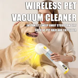 A Vacuum Cleaner Designed for Pets, Featuring a Pet Hair Brush That Allows for Simultaneous Grooming And Vacuuming, with a Suction Power of 4KPA, High-Quality Lithium Battery for Extended Use, Suitable for Cats And Dogs