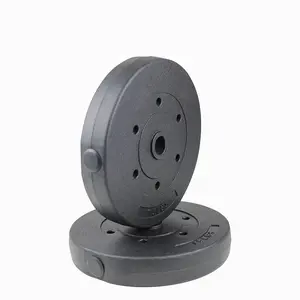 Barbell Standard Vinyl Weight Plate Set, for Strength Training and Weightlifting, 30 lb (15 lb x 2)