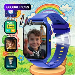 Multifunctional Smart Watch for Boys & Girls, Rechargeable Smartwatch with Sleep Monitor, Camera, Games, and LED Flashlight, Activity Wristband for Ages 3 to 14, Digital Smart Watch, Wearable