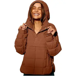 Qesulk Women's Oversized Puffer Jacket Pullover Quilted Lightweight Fall Winter Warm Coat with Dolman Hoodies Padded Coats Plus Size High Waist Yoga Pants 007 jerseys Halter Backless Sports Tank daily casual wear 17 Waisted Smocked Golf Shorts - Long