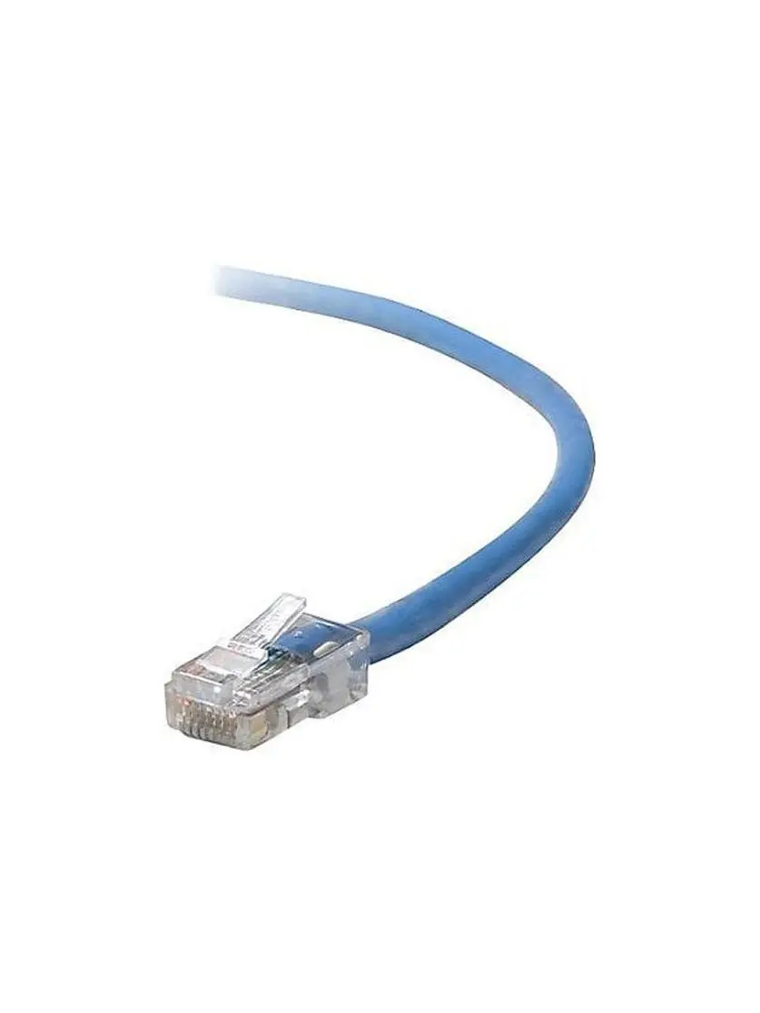 Belkin A3L980-20-BLU 20 ft Cat6 Lan Network Patch Cable - Blue, 100base-t, 50-micron Gold-Plated, Gigabit Ethernet Support, Improved Return Loss, Plastic Jacket, 0.4 lbs, Enhanced Data Transfer, Lan Networks Upgrade Ideal, Improves Return Loss