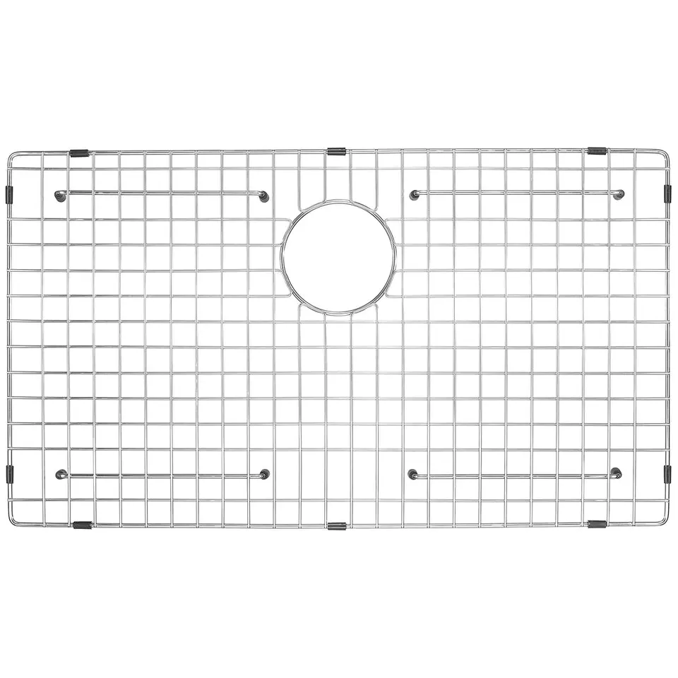 27.48-in x 15.63-in Rear Drain Heavy-Duty Stainless Steel Sink Grid NDG3018