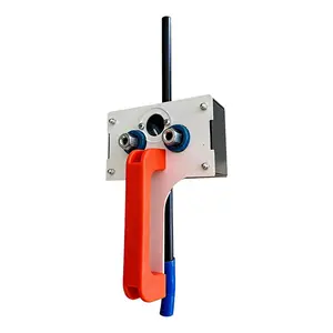 Efficient Cable Pulling Tool, 3-Roller Conduit Wire Guiding Tool, Portable Pipe Threading Device for Electricians, Anti-Friction Wiring Gear