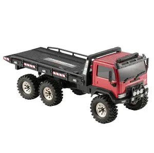 FairRC 1/18 CR18P ARKTOS 6x6 Flatbed Red Mod RTR RC Toy Truck Cars, New Electric Remote Control Lorry